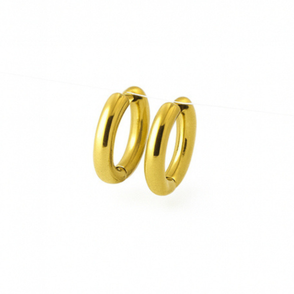Brinco Argola Dourada14mm