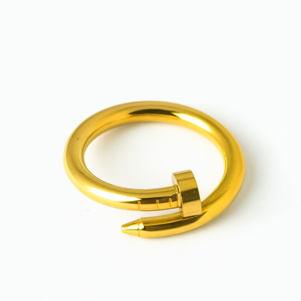 Anel Prego Dourado
